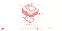 CYLINDRE pour Honda FOURTRAX 350 RANCHER Electric Shift de 2006