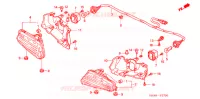 FEU ARRIERE pour Honda FOURTRAX 350 RANCHER Electric Shift de 2006