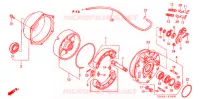 FLASQUE   MACHOIRES DE FREIN ARRIERE pour Honda FOURTRAX 350 RANCHER Electric Shift de 2006