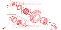ROUE AVANT pour Honda FOURTRAX 350 RANCHER Electric Shift de 2006