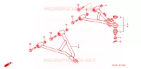 TRIANGLES AVANT (2WD) pour Honda FOURTRAX 350 RANCHER Electric Shift de 2006