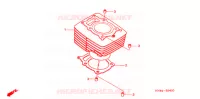 CYLINDRE pour Honda FOURTRAX 350 RANCHER 4X2 de 2004
