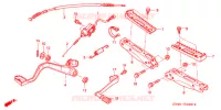 REPOSE PIED pour Honda FOURTRAX 350 RANCHER 4X2 de 2004