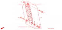 AMORTISSEUR ARRIERE pour Honda FOURTRAX 350 RANCHER 4X2 de 2005