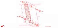 AMORTISSEUR ARRIERE pour Honda FOURTRAX 350 RANCHER 4X2 de 2006