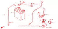 BATTERIE pour Honda FOURTRAX 350 RANCHER 4X2 de 2006