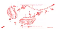 PHARE pour Honda FOURTRAX 350 RANCHER 4X2 de 2006