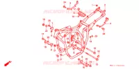CADRE pour Honda BIG ONE 1000 WHITE de 1995