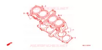 CYLINDRE pour Honda BIG ONE 1000 WHITE de 1995