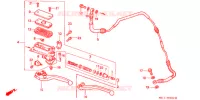 MAITRE CYLINDRE pour Honda BIG ONE 1000 WHITE de 1995