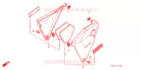 COUVERCLES LATERAUX pour Honda BIG ONE 1000 BLACK de 1994