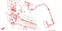 MAITRE CYLINDRE pour Honda BIG ONE 1000 BLACK de 1994