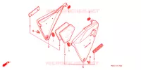 COUVERCLES LATERAUX pour Honda BIG ONE 1000 TYPE 2 de 1994
