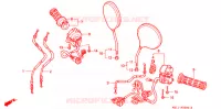 LEVIER DE GUIDON   CABLE   COMMODO pour Honda BIG ONE 1000 TYPE 2 de 1994