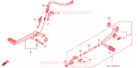 PEDALE pour Honda BIG ONE 1000 TYPE 2 de 1994