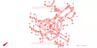 CADRE pour Honda BIG ONE 1000 SILVER de 1995