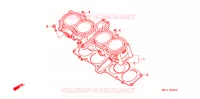 CYLINDRE pour Honda BIG ONE 1000 SILVER de 1995