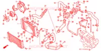 RADIATEUR pour Honda BIG ONE 1000 SILVER de 1995