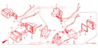 CLIGNOTANT pour Honda CB 125 TWIN de 1987