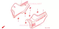 COUVERCLES LATERAUX pour Honda CB 125 T de 1994