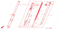 FOURCHE pour Honda CB 125 T de 1994