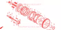 EMBRAYAGE (2) pour Honda CB 125 T DRIVING SCHOOL de 1995