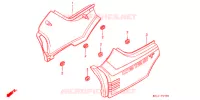 COUVERCLES LATERAUX pour Honda CB 125 T de 1999
