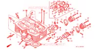 CULASSE (1) pour Honda CB 125 T de 1999
