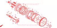 EMBRAYAGE (2) pour Honda CB 125 T de 1999