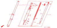 FOURCHE pour Honda CB 125 T de 1999