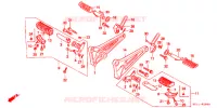 REPOSE PIED pour Honda CB 125 T de 1999