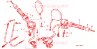 COMMODO   LEVIER   CABLE pour Honda CB 1300 SUPER FOUR SPECIAL de 2002