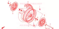 ROUE AVANT pour Honda CB 1300 SUPER FOUR SPECIAL de 2002