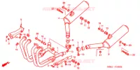 SILENCIEUX D'ECHAPPEMENT pour Honda CB 1300 SUPER FOUR SPECIAL de 2002