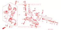GUIDON   TE DE FOURCHE (1) pour Honda CB 400 F CB1 With Speed warning light de 1990
