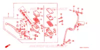 MAITRE CYLINDRE DE FREIN AVANT pour Honda CB 400 F CB1 Without Speed warning light de 1991