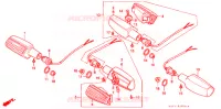 CLIGNOTANT pour Honda CB 400 F CB1 With Speed warning light de 1991