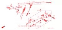 PEDALE pour Honda CB 400 F CB1 With Speed warning light de 1991