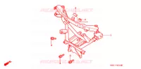 SUPPORT PARE BRISE pour Honda CABINA 50 TYPE 2 de 1994