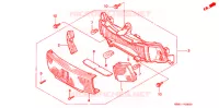 FEUX ARRIERE pour Honda BROAD 50 TYPE 3 de 1995