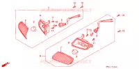 CLIGNOTANT AVANT pour Honda LEAD 90 de 1991