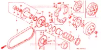 EMBRAYAGE pour Honda LEAD 90 de 1991