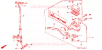 MAITRE CYLINDRE DE FREIN AVANT pour Honda LEAD 90 de 1991
