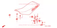 SELLE pour Honda FOURTRAX SPORT 400 EX de 2006