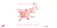 ARBRE DE ROUE  pour Honda FOURTRAX SPORT 400 EX de 2008