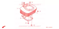 CYLINDRE pour Honda FOURTRAX 400 RANCHER AT de 2004