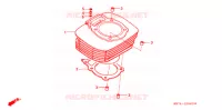 CYLINDRE pour Honda FOURTRAX 400 RANCHER AT GPS de 2007