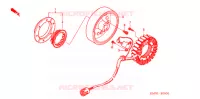ALTERNATEUR pour Honda FOURTRAX 400 FOREMAN 4X4 de 2003