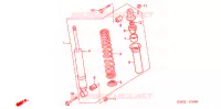 AMORTISSEUR AVANT pour Honda FOURTRAX 400 FOREMAN 4X4 de 2003