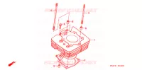 CYLINDRE pour Honda FOURTRAX 400 FOREMAN 4X4 de 2003